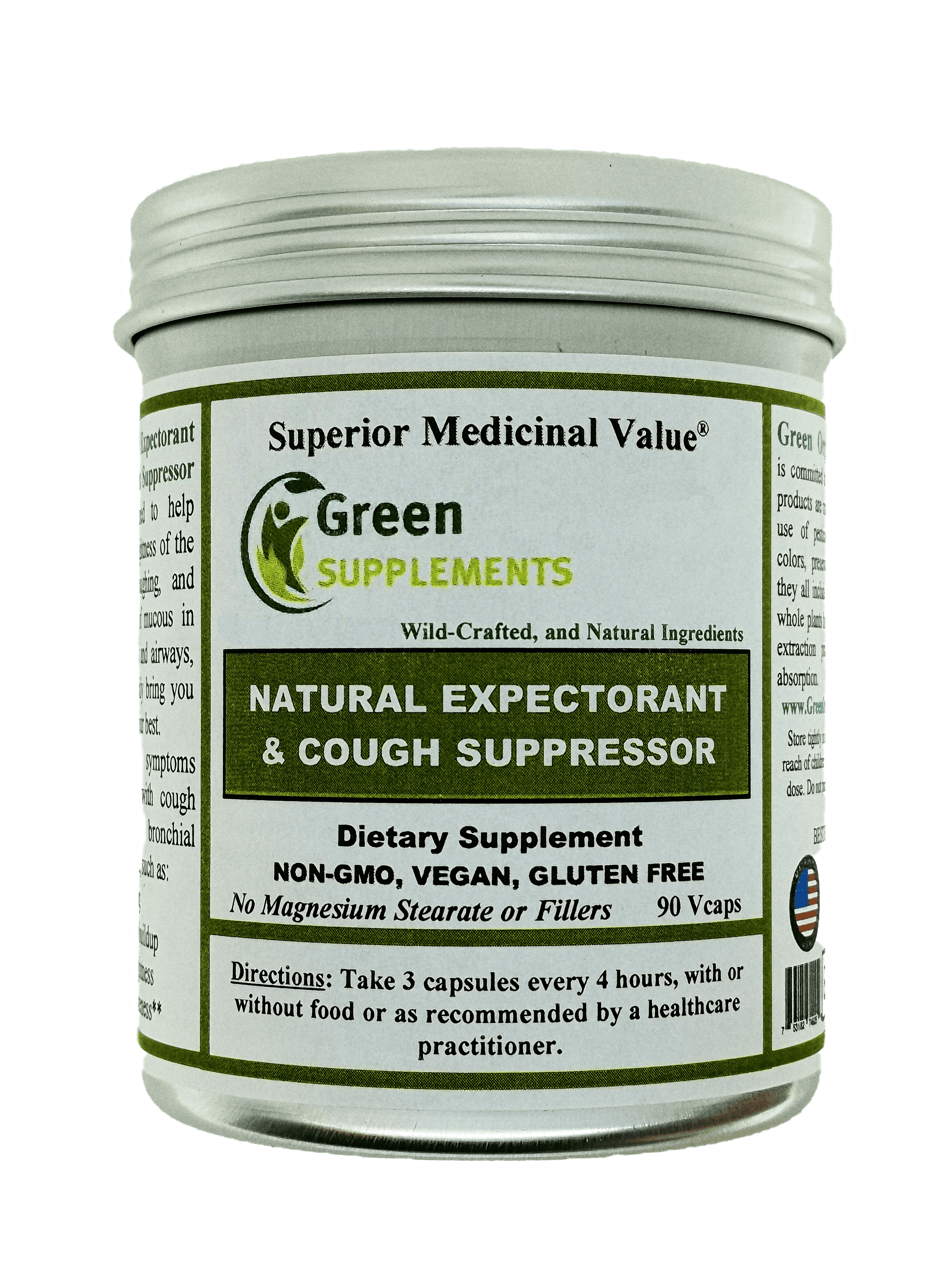 Bronchitis, Cough Suppressor & Expectorant